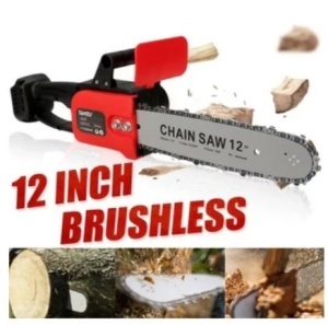 Drujba cu 2 Acumulatori , Lama 12 inch, 1 lant, 1 lama , cu ungere - Img 3