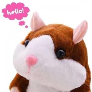 Hamster Vorbitor din Plus, Jucarie Interactiva,Maro inchis - Img 2