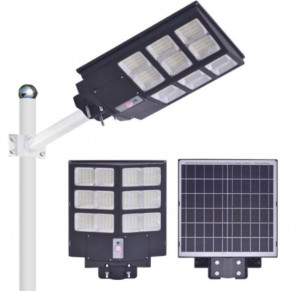 Lampa Solara Dubla 600W, 12 Celule cu Telecomanda  - Img 3