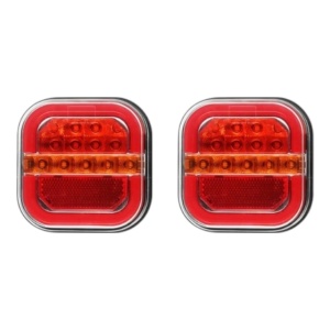 Lampa stop LED dreapta cu semnalizare dinamica, efect neon, 10.7x10.9cm, 1018 - Img 4