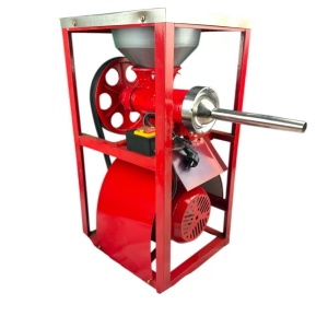 Masina Tocat Carne cu motor electric 1,3 kw ,Palnie pentru carnati ,platforma inox,buton start stop