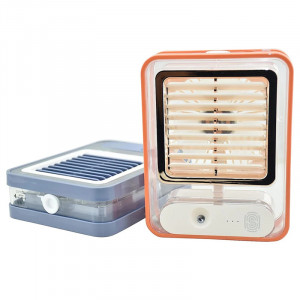 Mini Aer Conditionat, Ventilator de Birou cu Apa Pentru Umidificare, acumulator inclus - Img 2