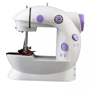Mini masina de cusut electrica cu 2 viteze, portabila pentru uz casnic