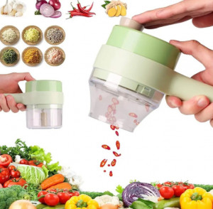 Mini Tocator si Maruntitor Gatling, Tocator Electric Pentru Alimente si Legume 4 in 1 - Img 3
