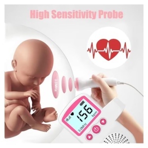 Monitor Doppler fetal pentru gravide, folosit pentru monitorizarea intrauterina a functiilor vitale fetale - Img 4
