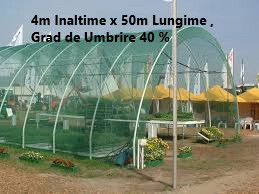 Plasa Umbrire 4m Inaltime x 50m Lungime , Grad de Umbrire 40 % - Img 8