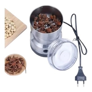 Rasnita Electrica din Inox, 150W, cu Lame de Metal Folosita Pentru Macinarea Boabelor de Cafea, a Nucilor si a Condimentelor.