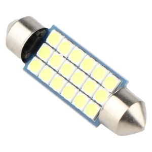 Set 2 Becuri auto LED, C5W Sofit, 18 LED SMD, Canbus fara eroare 39 mm, BZRSH - Img 2