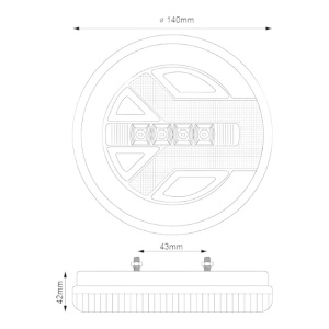 Set 2 bucati Lampi spate led , 12-24V, pozitie efect neon, semnalizare dinamica, 1019 - Img 4