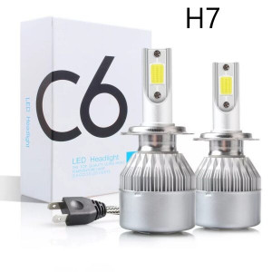 Set 2 becuri LED H7 Canbus, F2-COB, Putere 100 W, 12.000 lumeni