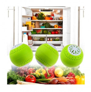 Set 3 bile odorizante pentru frigider, Eco Balls, cu carbon activ, 5 cm - Img 3