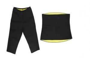 Set Format din Centura si Pantaloni Pentru Slabit din Neopren - Img 6
