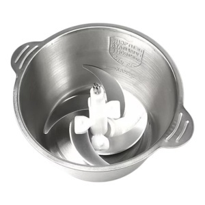 Tocator Electric Profesional – Bol Inox 3L, 4 Lame Otel, Motor Silentios cu Protectie, 2 Viteze, Functii de Zdrobire Gheata, Pasare si Maruntire, Design Compact Negru - Img 2