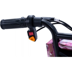Tricicleta electrica mica pentru drifturi 360, Frana buton, motor 250W, 15KM/H, 4400mA, mov - Img 2