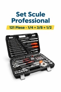 Trusa tubulare + chei auto 121pcs  - Img 2