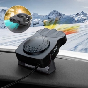 Aeroterma auto cu aer cald si rece, incalzire/dezaburire, 12V, 150W - Img 2