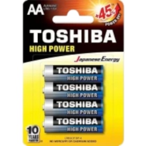 Baterii TOSHIBA Alkaline AA, 4 buc