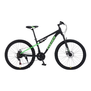 Bicicleta CARAIMAN 24 S 601, Verde , cu Suspensii si Multiple viteze