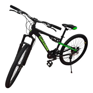 Bicicleta Caraiman 26 S, 26 inch cu Multiple Viteze si Jante Aluminiu , verde - Img 3