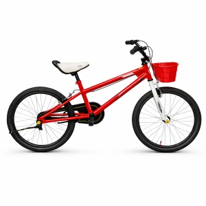 Bicicleta Copii FeichiBaby, 18″, Rosu , Cosulet inclus , Pentru Varsta 6-10 ani - Img 2