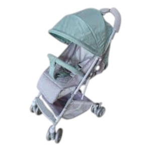 Carucior Sport Compact si Pliabil Tip Troller, Cod 709, Verde Menta, cu pliere compacta pentru avion - Img 3