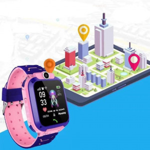 Ceas Inteligent Pentru Copii Roz cu Urmărire GPS și Apeluri, Buton SOS - Img 5