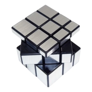 Cub Magic, Oglinda, 3x3x3, Argintiu, Plastic - Img 3