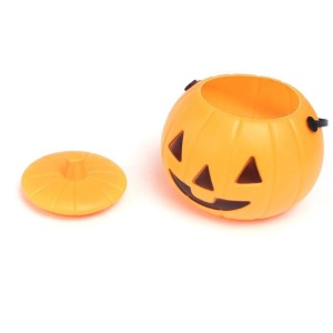 Galetusa halloween pentru bomboane tip dovleac