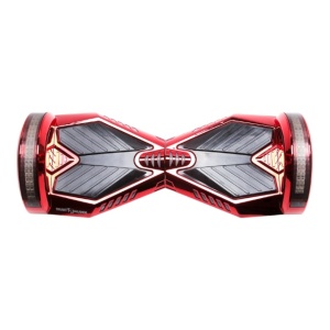 Hoverboard Rosu , Boxe Bluetooth, Lumini LED si Auto Balans, roti 6.5'', Putere 700W