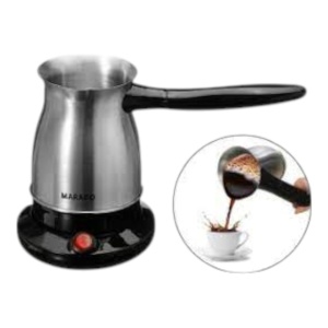 Ibric Electric Cafea/ Ceai – MA1628 – Aluminiu - 600 W- Gri - Img 1
