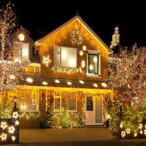 Instalatie perdea 910WW, alb cald cu fir gros 360 led, 9m x 1m, Interconectabil - Img 3