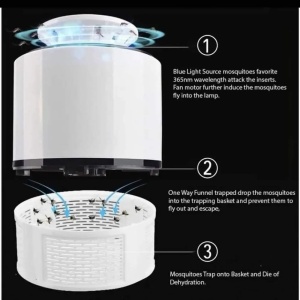 Lampă electrică anti-țânțari cu LED, anti-insecte, anti-țânțari, lampă anti-țânțari, capcană pentru insecte - Img 4