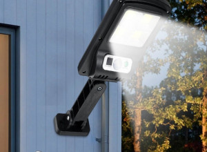 Lampa Solara de Perete, Solar Street Lamp cu 8 cadrane - Img 2