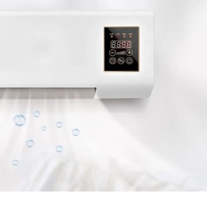 Mini Aer Conditionat Portabil , 2 in 1, Montaj Pe Perete, Cu Functie de Racire si Incalzire, 1200W, Gama 16–40°C, Telecomanda Inclusa, Culoare Alba - Img 2