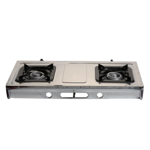 Minigaz cu 2 ochiuri Ertone MN204, inox, GPL (numai butelie), aprindere electronica - Img 3