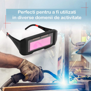 Ochelari de Protectie Pentru Sudura, Auto-Intunecare, Anti-Vant, Anti-Praf - Img 8