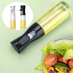 Pulverizator Negru pentru Ulei, Otet sau alte lichide, reincarcabile, multifunctionale, capacitatea 230 ml, Material Sticla si PVC, Negru - Img 2