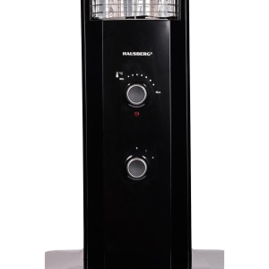 Radiator Electric Hausberg HB-8560, 2300W, Termostat Reglabil, Lampa de semnalizare pentru 3 pozitii, Negru - Img 7