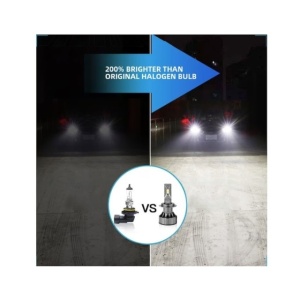 Set 2 Becuri Auto H7 Led V68 Canbus 180W 6000K 16000 lm - Img 2