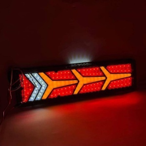 Set 2 bucati Lampi stopuri spate , triple led 46cm, 5 functii, semnalizare dinamica, 12-24V, 1067 - Img 2
