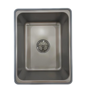 Set chiuveta multifunctionala HAUSBERG HBC-9955NG din otel inoxidabil, baterie dubla, cuva perforata fructe/legume, cuva universala cu dop scurgere, tocator, 750x460x220 mm, accesorii incluse, Negru - Img 8