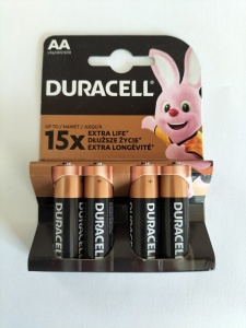 Set de 4 bucati Baterii Duracell AA