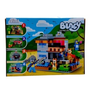 Set de construcție albastru, 4 seturi, 32 x 24 x 5 cm