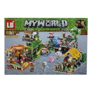 Set de constructie Minecraft My World, 227 piese, 6+ ani