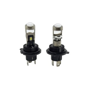 Set de mini becuri LED cu lupă pentru faruri auto , cu o putere specificată de 150W și un flux luminos de 20000LM