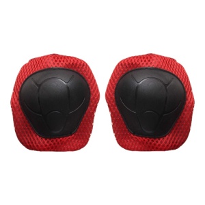 Set protectie Negru cu Rosu , genunchiere , cotiere - Img 2