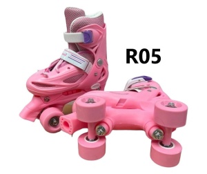 Set Role Reglabile, R05, Roz, Marime XS 26-29