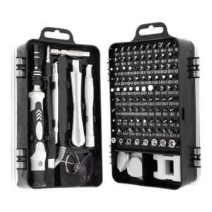 Set Trusa Surubelnite de Precizie 112 in 1, pentru electronice, telefon