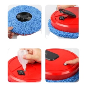 Smart-Mop, Robot Pentru Curatenie cu Functie de UmidifIcator, Laveta din Microfibra , ALB - Img 3