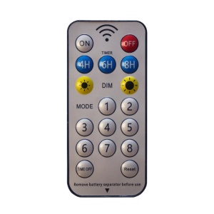Telecomanda infrarosu , pentru ghirlande